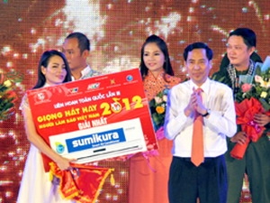 Kết thúc liên hoan giọng hát hay người làm báo 2012